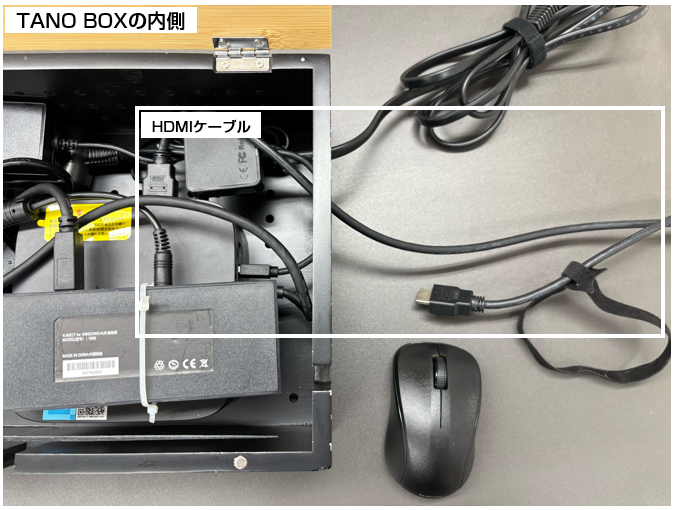 HDMIケーブル接続